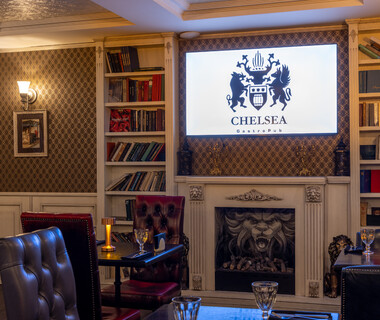 Спортивные трансляции в гастропабе «Челси»